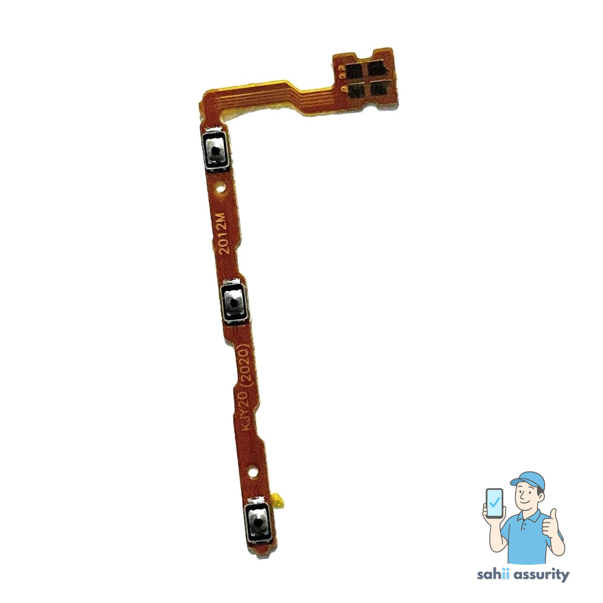 Power Button Flex Cable for Vivo Y20G thumbnail
